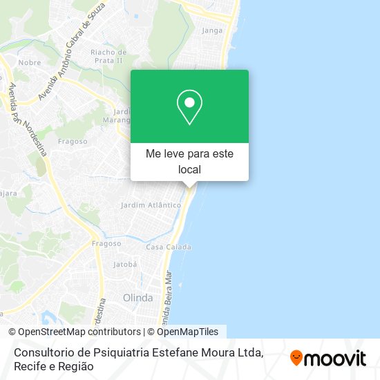 Consultorio de Psiquiatria Estefane Moura Ltda mapa