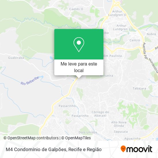 M4 Condomínio de Galpões mapa
