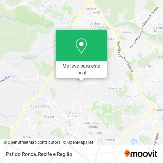 Psf do Ronca mapa