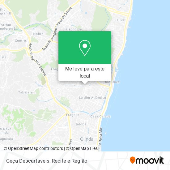 Ceça Descartáveis mapa