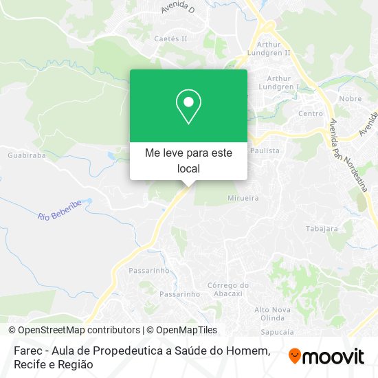 Farec - Aula de Propedeutica a Saúde do Homem mapa