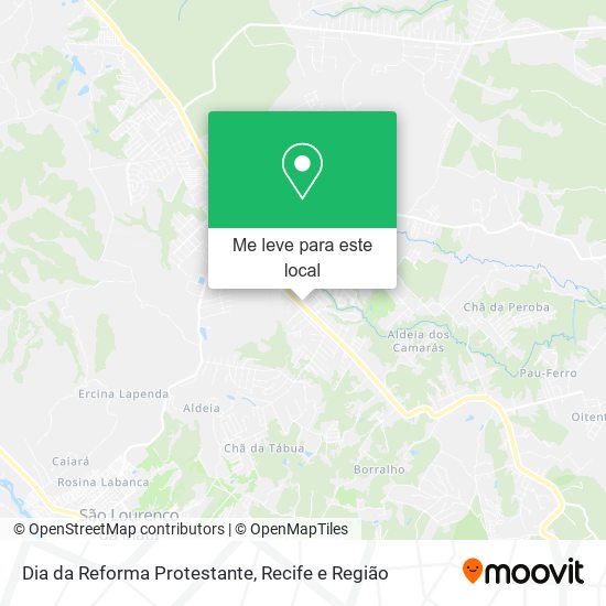 Dia da Reforma Protestante mapa