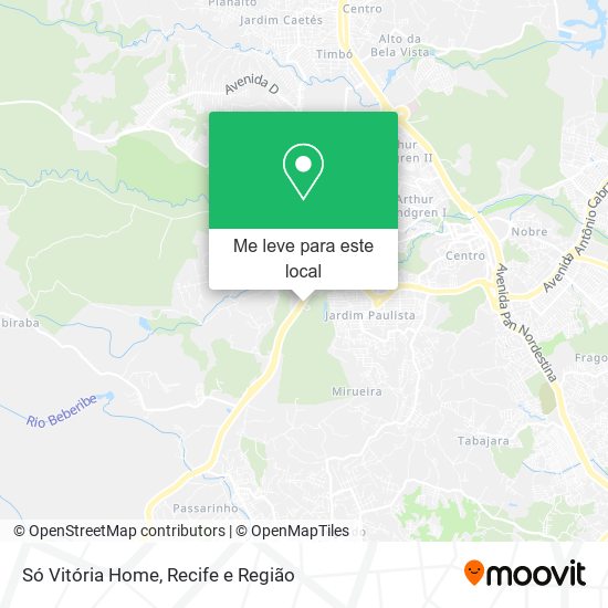 Só Vitória Home mapa