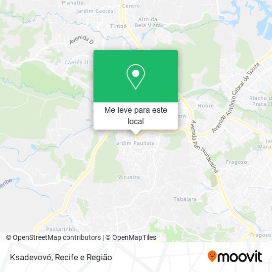 Ksadevovó mapa