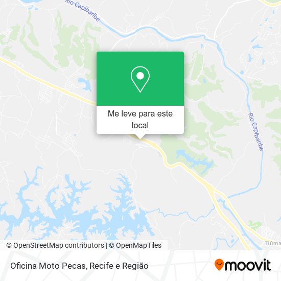 Oficina Moto Pecas mapa