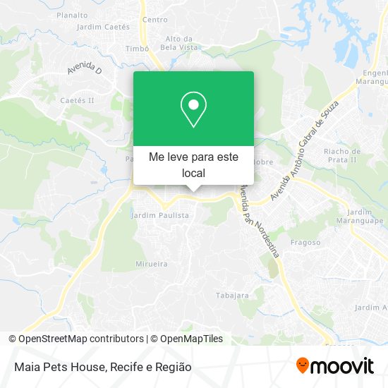 Maia Pets House mapa