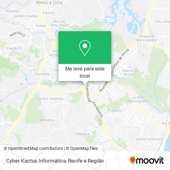 Cyber Kactus Informática mapa