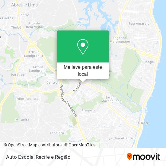 Auto Escola mapa