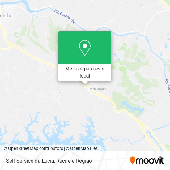 Self Service da Lúcia mapa