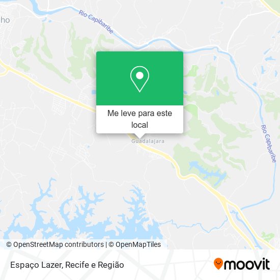 Espaço Lazer mapa