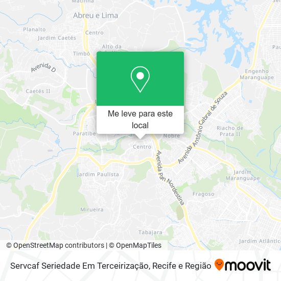 Servcaf Seriedade Em Terceirização mapa