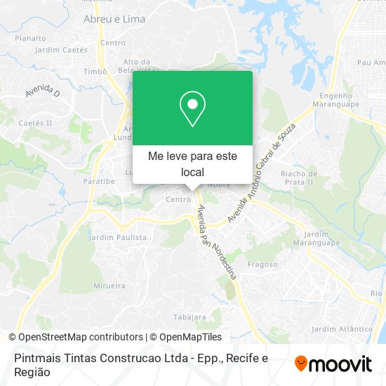 Pintmais Tintas Construcao Ltda - Epp. mapa