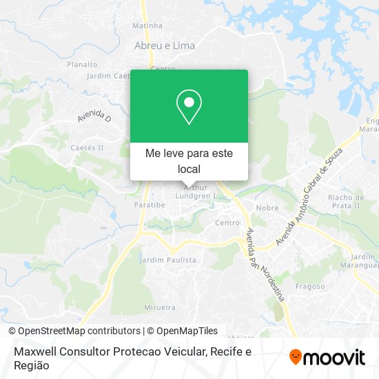 Maxwell Consultor Protecao Veicular mapa