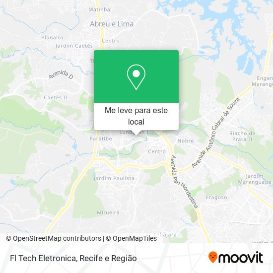Fl Tech Eletronica mapa