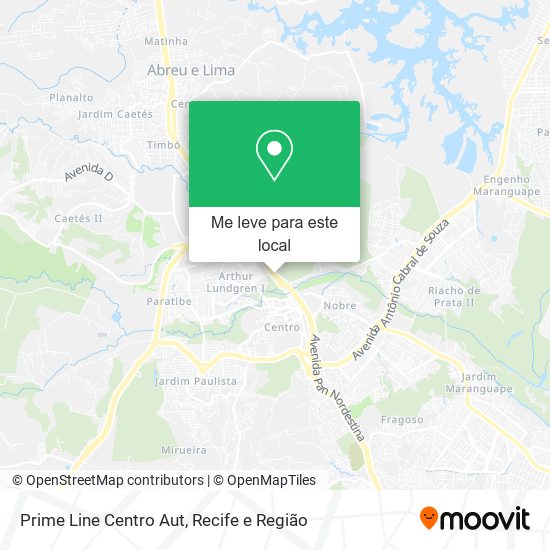 Prime Line Centro Aut mapa