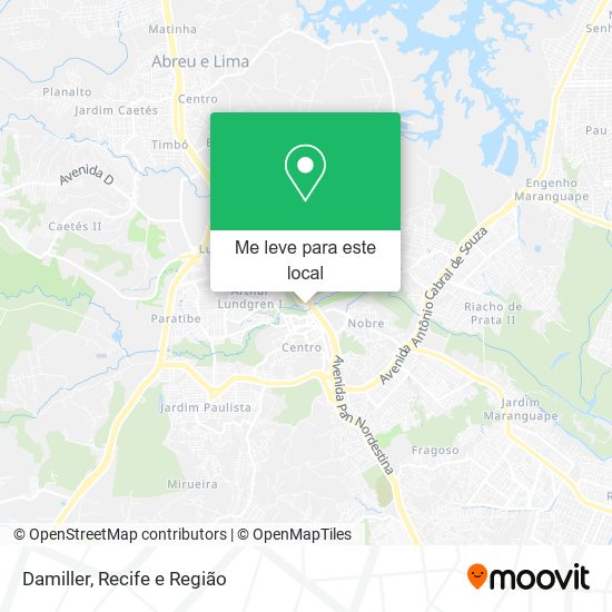 Damiller mapa