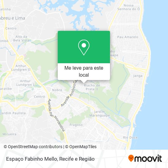 Espaço Fabinho Mello mapa
