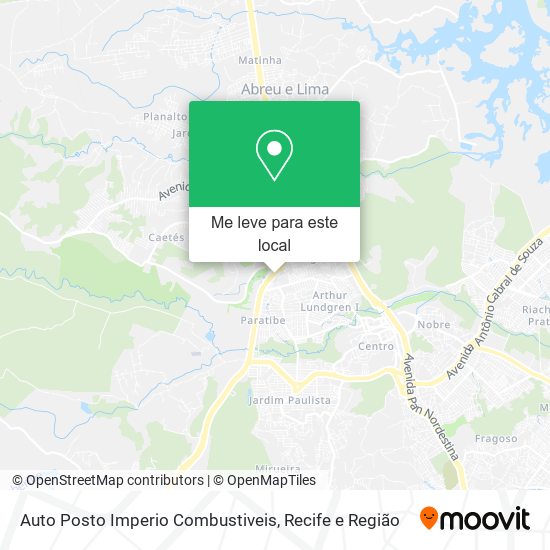 Auto Posto Imperio Combustiveis mapa