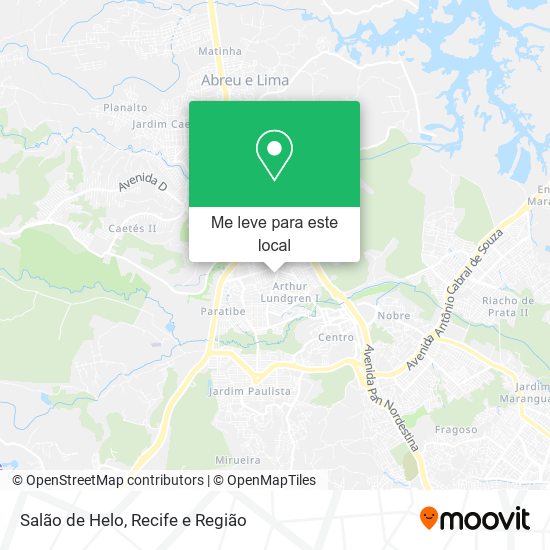 Salão de Helo mapa