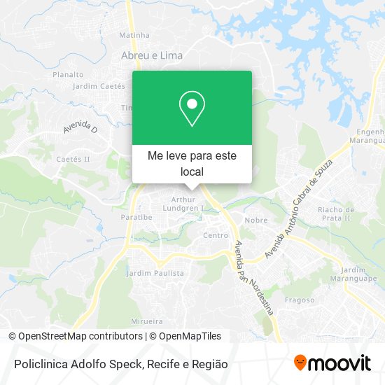 Policlinica Adolfo Speck mapa