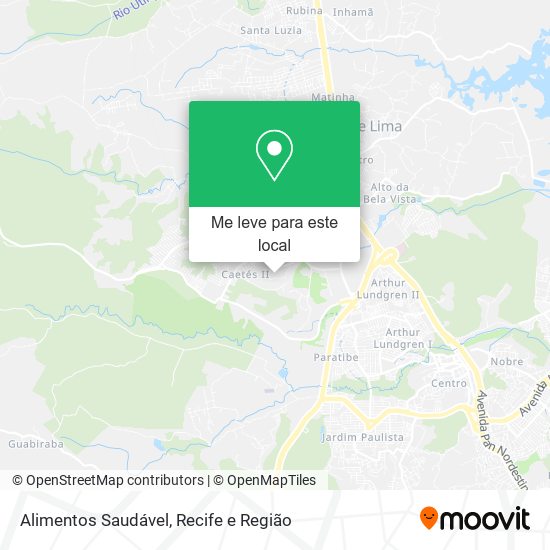 Alimentos Saudável mapa