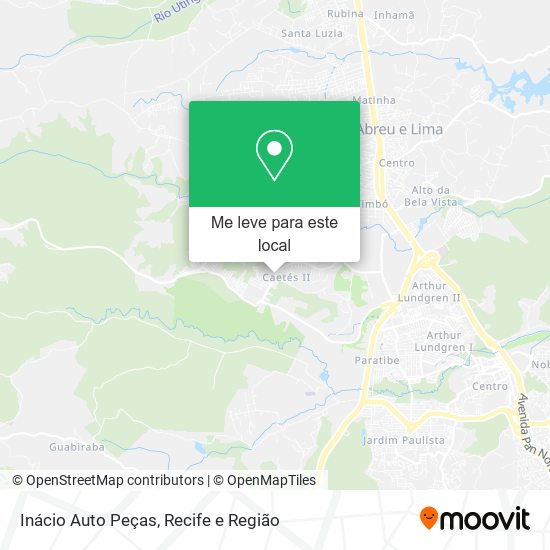 Inácio Auto Peças mapa