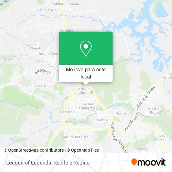 League of Legends mapa