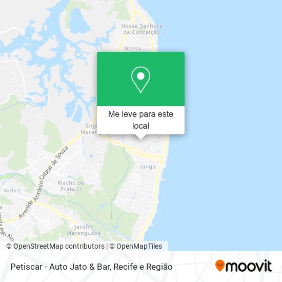 Petiscar - Auto Jato & Bar mapa