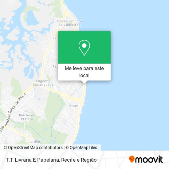 T.T. Livraria E Papelaria mapa