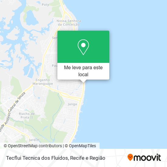 Tecflui Tecnica dos Fluidos mapa