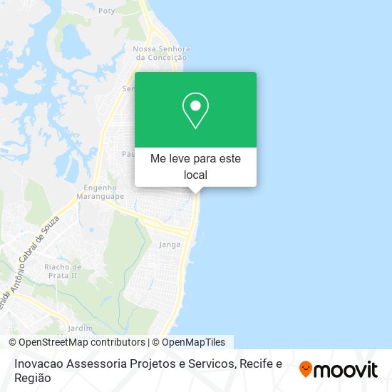Inovacao Assessoria Projetos e Servicos mapa