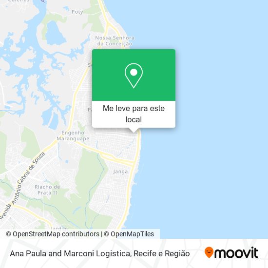 Ana Paula and Marconi Logistica mapa