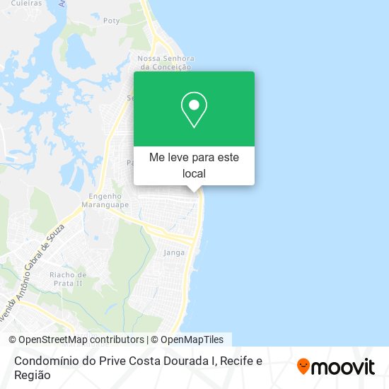 Condomínio do Prive Costa Dourada I mapa