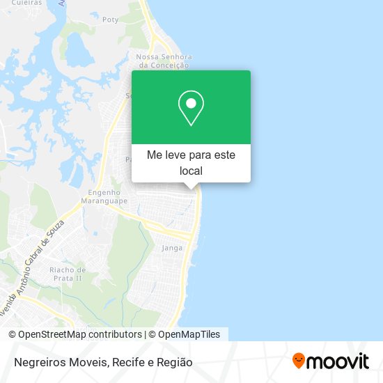 Negreiros Moveis mapa