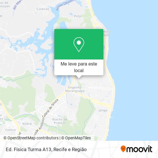 Ed. Física Turma A13 mapa