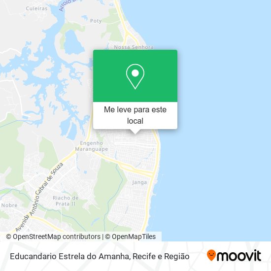 Educandario Estrela do Amanha mapa