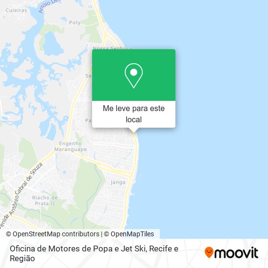 Oficina de Motores de Popa e Jet Ski mapa