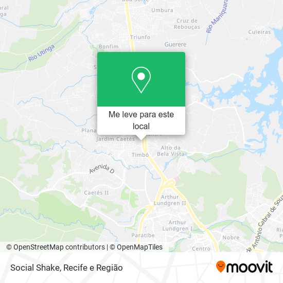 Social Shake mapa