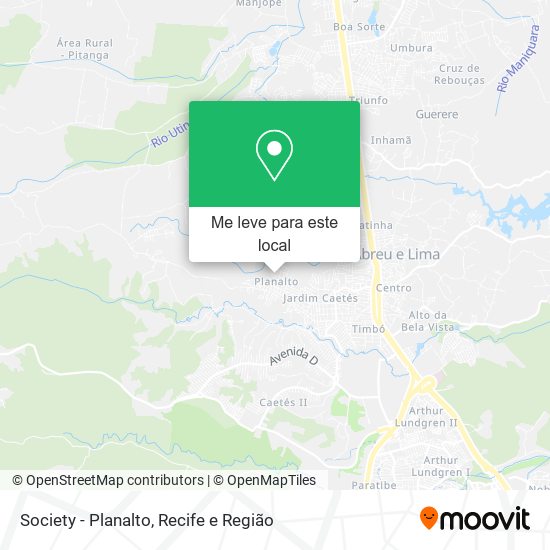 Society - Planalto mapa