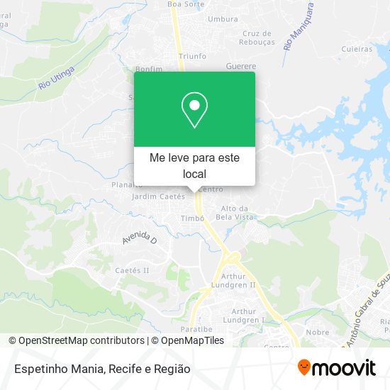 Espetinho Mania mapa
