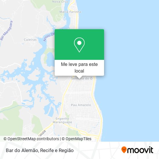 Bar do Alemão mapa