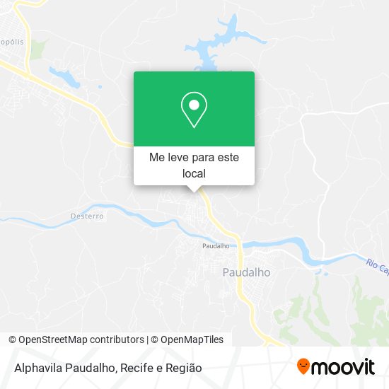Alphavila Paudalho mapa