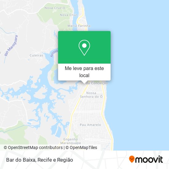 Bar do Baixa mapa