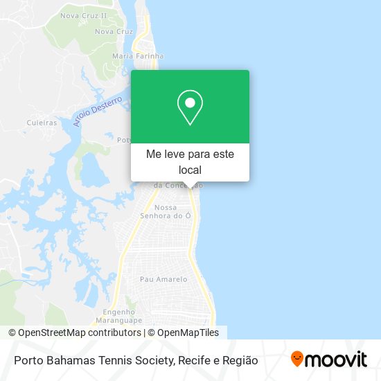 Porto Bahamas Tennis Society mapa