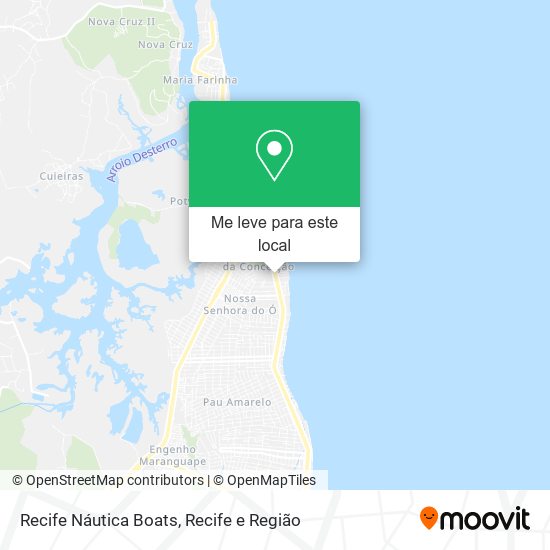 Recife Náutica Boats mapa