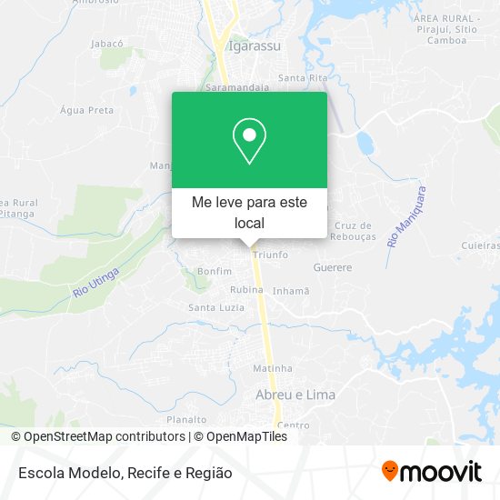 Escola Modelo mapa