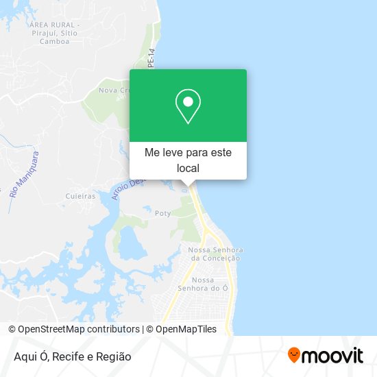 Aqui Ó mapa