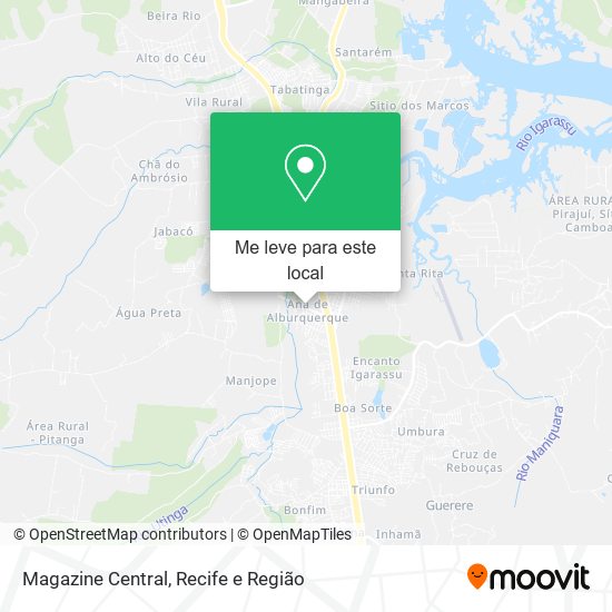 Magazine Central mapa