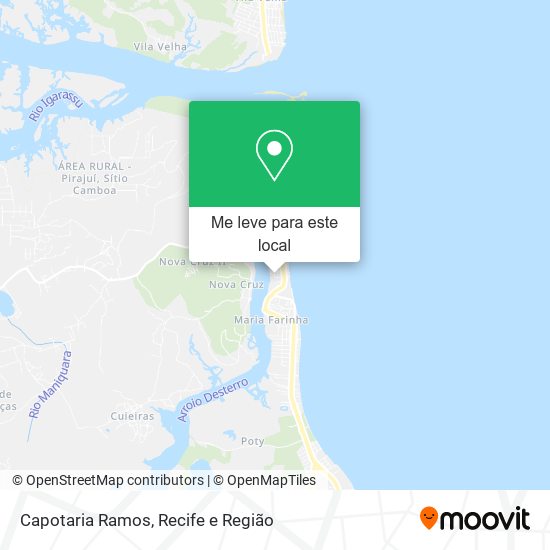 Capotaria Ramos mapa
