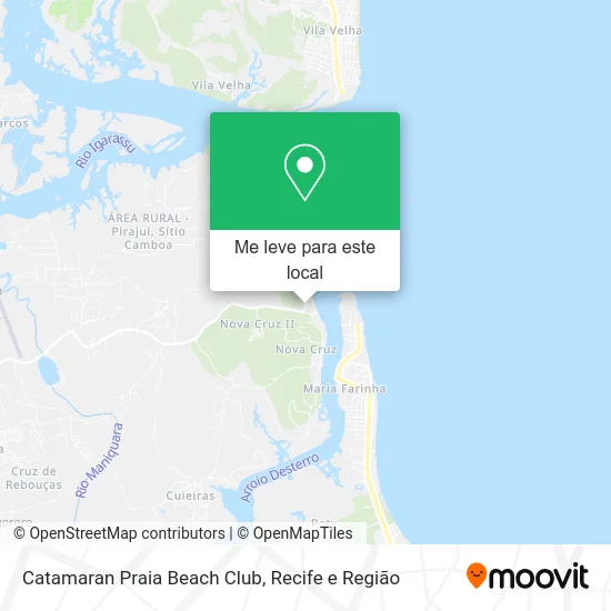 Catamaran Praia Beach Club mapa